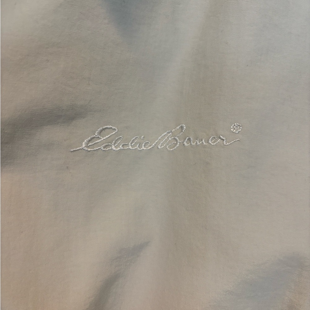 Vintage Eddie Bauer Men's Polartech Light Tan Windbreaker 164 Sale - Picture 5 of 8